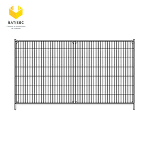 Clôture de Chantier Suprême 5 tubes Maille Anti-Franchissement Batisec